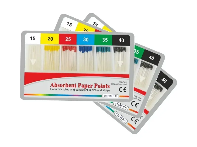Штифты бумажные абсорбирующие Absorbent Paper Points President Dental Germany 02.30